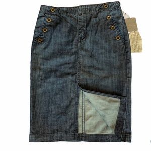 Anthropologie Level 99 Jean Skirt NWT sz 26”